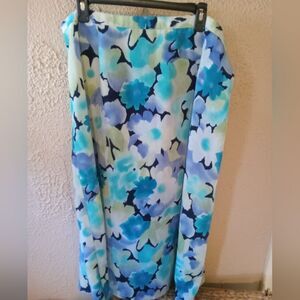 2X COLORFUL Polyester Full Dress Skirt